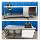 RVS Buitenkeuken BBQ units, Tuin en Terras, Buitenkeukens, Ophalen, Gebruikt, Gas, Vrijstaand