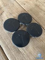 ORIGINELE Tesla zwart naafkap naafdop set, Auto diversen, Wieldoppen, Gebruikt, -, Verzenden, -
