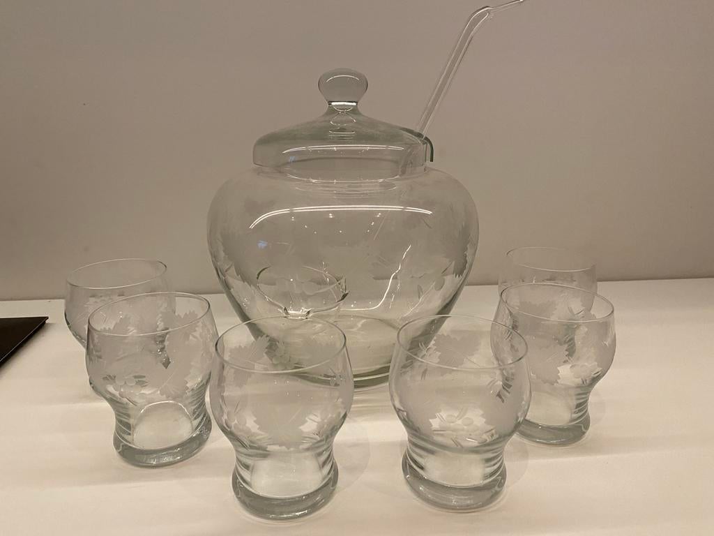 Glazen Bowlset, Antiek en Kunst, Ophalen of Verzenden