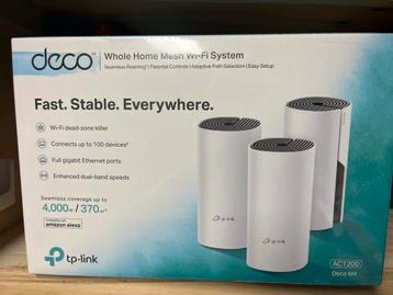 Nieuwe Deco M4 Whole Home Mesh WiFi Systeem beschikbaar voor biedingen