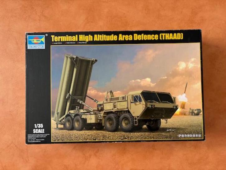 Trumpeter	1054	Terminal High Altitude Area Defense [THAAD]	1, Hobby en Vrije tijd, Modelbouw | Auto's en Voertuigen, Nieuw, 1:32 tot 1:50