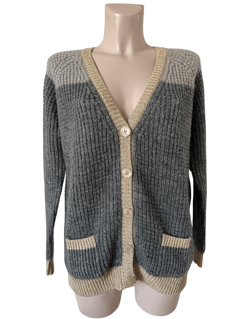 River Woods vest S, Kleding | Dames, Truien en Vesten, Zo goed als nieuw, Grijs, Ophalen of Verzenden