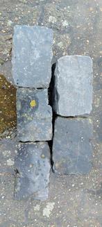 Basalt keien 13 / 18 cm, Tuin en Terras, Tegels en Klinkers, Overige typen, Gebruikt, Natuursteen, Ophalen