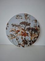 Muurcirkel van merk 'label2X' met bloemen - 80 cm, Ophalen, Zo goed als nieuw