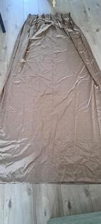 Inbetween gordijnen - 2 stuks, Ophalen, Bruin, 200 cm of meer, Zo goed als nieuw