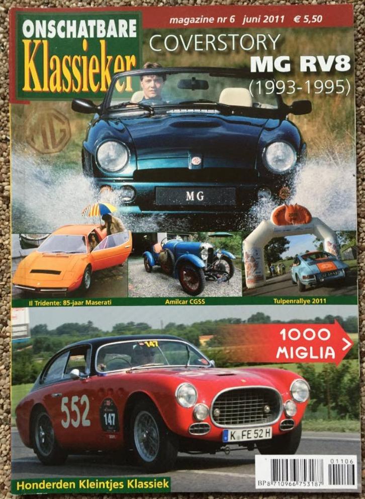 OKM: MG RV8, Ford Scorpio, 85 jaar Maserati, Amilcar CGSS, Boeken, Auto's | Folders en Tijdschriften, Zo goed als nieuw, Algemeen