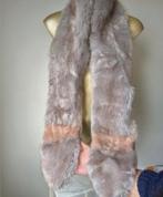 Nep bontkraag sjaal, Kleding | Dames, Ophalen of Verzenden, Zo goed als nieuw, Maat 36 (S), Grijs