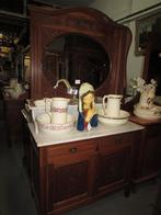 antieke eiken commode kaptafel marmer blad  295,00, 100 tot 150 cm, Zo goed als nieuw, 150 tot 200 cm, Hout