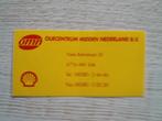 sticker omn Oliecentrum Midden Nederland B.V.  SHELL, Ophalen of Verzenden, Zo goed als nieuw, Bedrijf of Vereniging