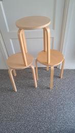 Ikea frosta krukjes 3 x, Huis en Inrichting, Krukjes, Ophalen of Verzenden, Zo goed als nieuw, Hout
