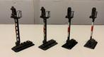 4 x seinpaal Fleischmann 1771, Gebruikt, Gelijkstroom, Fleischmann, Rails