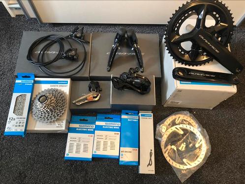 Shimano dura ace R9270 di2 12s groepset, Fietsen en Brommers, Fietsonderdelen, Zo goed als nieuw, Racefiets, Overige typen, Ophalen of Verzenden