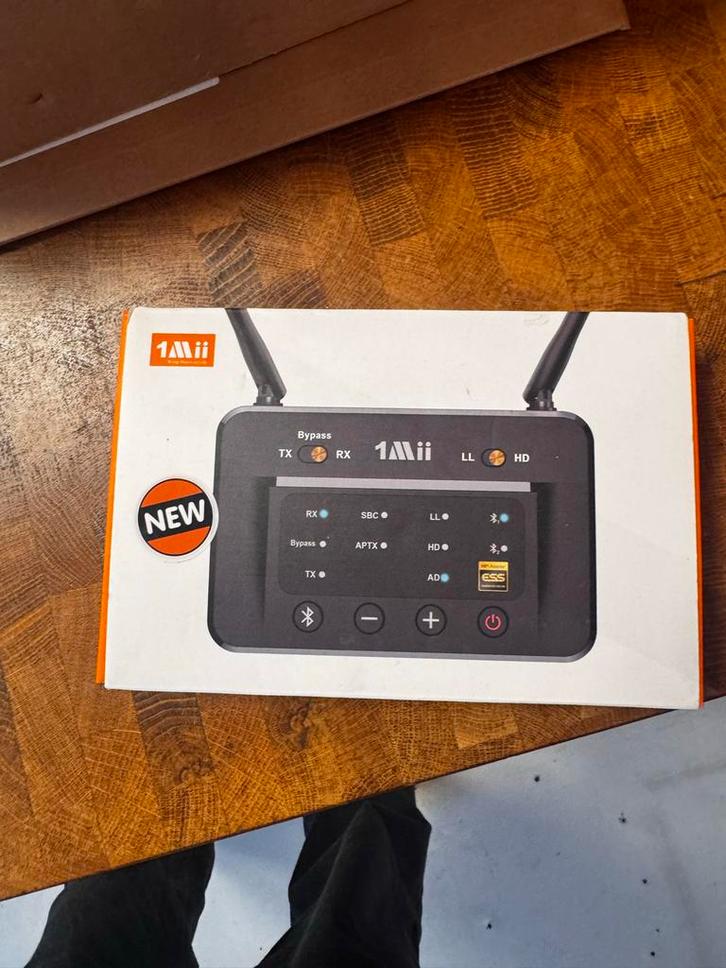 1Mii B03TX Pro Bluetooth Zender/Ontvanger - Nieuw!, Audio, Tv en Foto, Converters, Nieuw, Ophalen of Verzenden