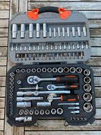 Doppenset - Complete Gereedschapskist Clark 96 delig, Ophalen of Verzenden, Gebruikt