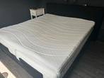 Verstelbare Boxspring 180x200 cm, Ophalen, Zwart, Tweepersoons, 180 cm