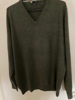 SCOTT DAVIS Lambswool V-hals trui maat L kleur army green, Maat 52/54 (L), Ophalen of Verzenden, Zo goed als nieuw, Groen