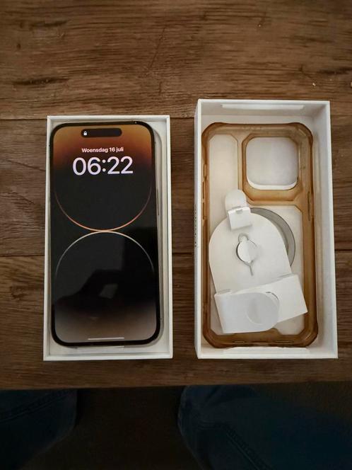 iPhone 14 Pro 128 GB - Topstaat! 92% Incl. Hoesje & Oplader, Telecommunicatie, Mobiele telefoons | Apple iPhone, Zo goed als nieuw