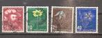 Bloemen Zwitserland 541-544, Postzegels en Munten, Postzegels | Thematische zegels, Ophalen of Verzenden, Dier of Natuur, Gestempeld