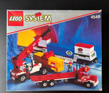 Lego 9V set 4549 Container Double Stack incl. Doos en boek beschikbaar voor biedingen