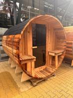 OUTLET | Barrelsauna 7+1ft., Ophalen, Zo goed als nieuw, Fins of Traditioneel, Complete sauna