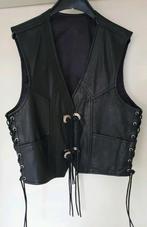 Lederen motorvest/gilet, Kleding | Heren, Ophalen of Verzenden, Zo goed als nieuw