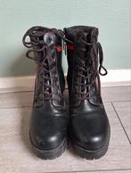 Stoere mötorhead laarsjes zwart met rood., Gevondenengemaakt@gmail.com, Zwart, Ophalen of Verzenden, Zo goed als nieuw