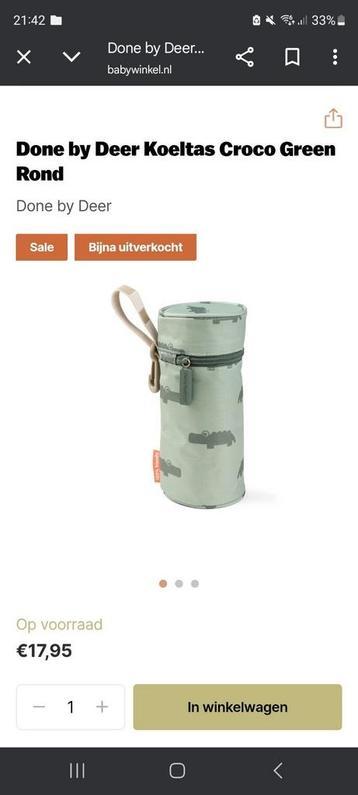 Warmhoudhoesje voor drinkfles Dony by Deer beschikbaar voor biedingen