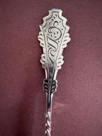 Verzilverd lepeltje pauw, Antiek en Kunst, Antiek | Bestek, Ophalen of Verzenden
