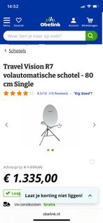Travelvision volautomatische schotelantenne R7 80 cm, Audio, Tv en Foto, Schotelantennes, Ophalen of Verzenden, Zo goed als nieuw