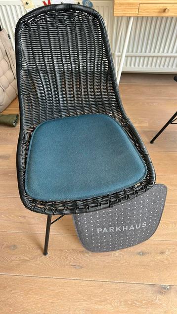 Stoelkussens Parkhaus - petrol blue 2x beschikbaar voor biedingen