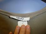 Liu Jo zilver kleurige top een baan pailletjes mt S 25821, Ophalen of Verzenden, Zo goed als nieuw, Grijs, Liu Jo