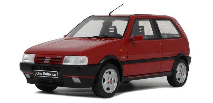 Fiat Uno Turbo i.e. Rosso Racing '90, Hobby en Vrije tijd, Modelauto's | 1:18, Nieuw, Auto, OttOMobile, Ophalen of Verzenden