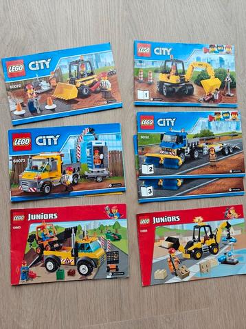 Lego City. Werkmannen. 5 Sets.  beschikbaar voor biedingen