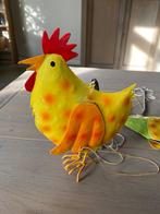 Vliegende kippen aan veer - 3 stuks - metaal mobiel, Ophalen of Verzenden, Gebruikt, Overige typen