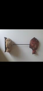 Houten vis kunst, Ophalen of Verzenden