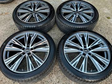 20” orig Audi A6 S6 C8 zomer velgen TPMS | Nieuwe banden! beschikbaar voor biedingen