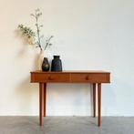 VINTAGE | DEENS | SIDETABLE | BIJZETTAFEL | TEAK, Ophalen, Gebruikt, 50 tot 100 cm, Teakhout