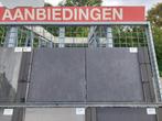 A4. Terrastegels 60x60x4 antraciet gen. (restpartij) 196m², Ophalen, Haatlandhaven 11, Kampen, Info@mbituin.nl, Nieuw