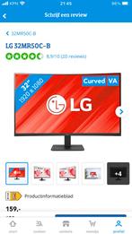 LG 32MR50C-B 32" Full HD Curved Monitor, Computers en Software, Monitoren, HDMI, Curved, VA, Full HD