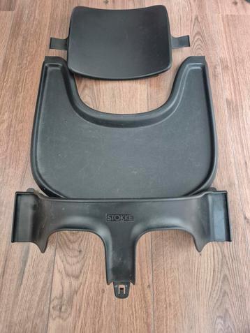 Stokke tripp trapp babyset met dienblad zwart  beschikbaar voor biedingen