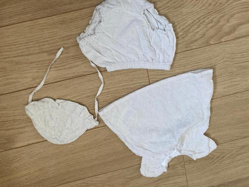 H&M Babysetje zomerjurk, bloomer en mutsje (Newborn, mt.56,, Kinderen en Baby's, Babykleding | Maat 56, Nieuw, Meisje, Jurkje of Rokje