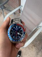 Seiko prospex speedtimer pepsi solar, Ophalen of Verzenden, Zo goed als nieuw, Staal, Seiko