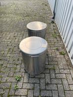 RVS Prullenbakken, Ophalen, Zo goed als nieuw, Rvs, Minder dan 50 cm