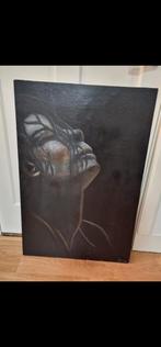 Michael Jackson groot pastel schilderij op paneel, Ophalen of Verzenden, Zo goed als nieuw, Poster, Artwork of Schilderij
