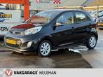 KIA Picanto 1.0 CVVT 69 PK ISG 5D Plus Pack rijklaarprijs bo, Stof, Gebruikt, Zwart, 400 kg