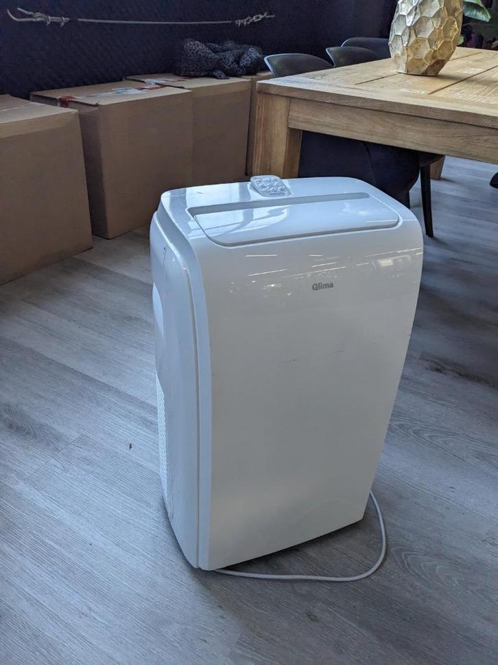 Qlima P522 Mobiele Airco (met afstandsbediening), Witgoed en Apparatuur, Airco's, Gebruikt, Mobiele airco, Minder dan 60 m³, 3 snelheden of meer