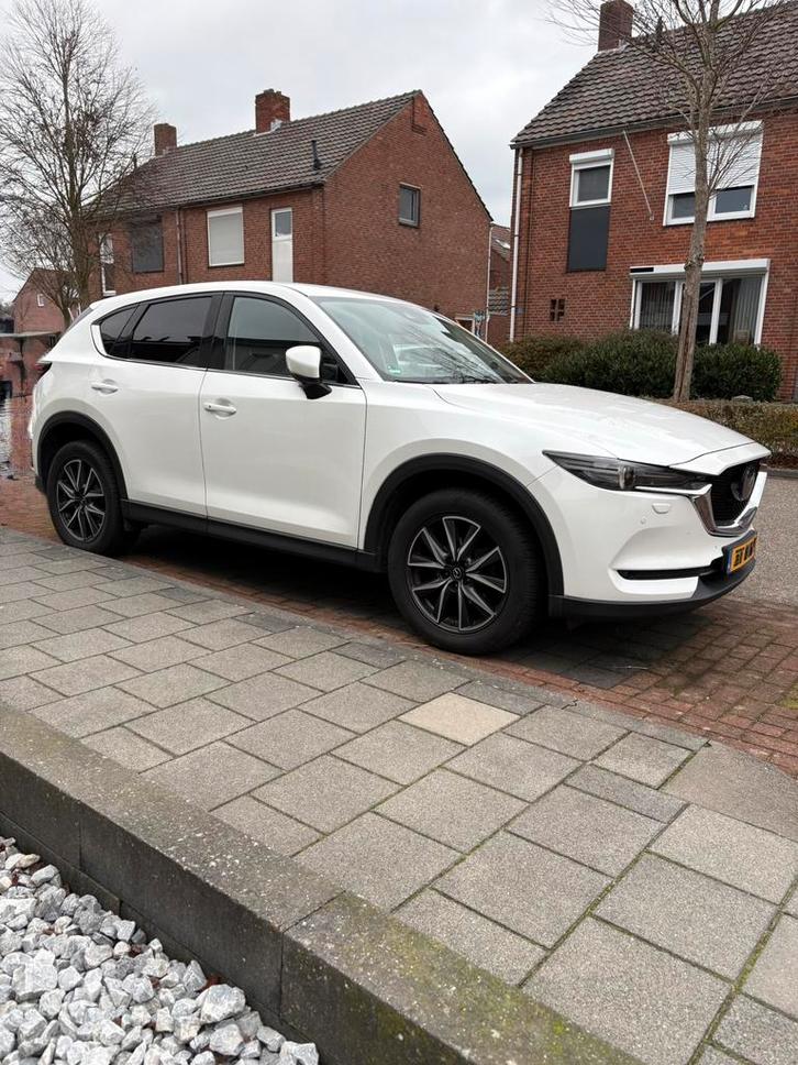 Mazda CX-5 2.0 Skyactiv-g 160pk 4WD 2018 Wit 19“ velgen, Auto's, Mazda, Particulier, CX-5, 4x4, ABS, Achteruitrijcamera, Adaptive Cruise Control