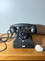 PTT Ericsson bakeliet telefoon zwart december 1963, Ophalen of Verzenden, Gebruikt, Met draaischijf