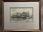 Schilderij A.K. Vogelaar. Aquarel., Ophalen