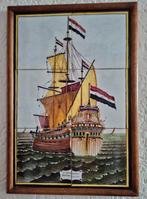 Tegeltableau de 7 Provinciën, Michiel de Ruiter., Ophalen of Verzenden